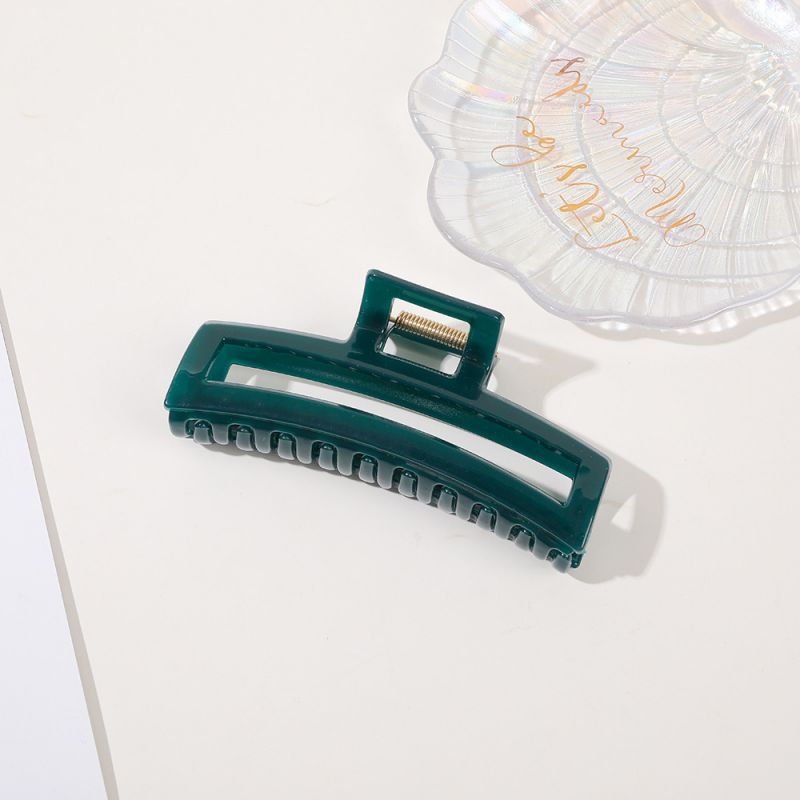 Hair Claw Clips Rectangular Plastic Hair Clips Banana Hair Temu Australia