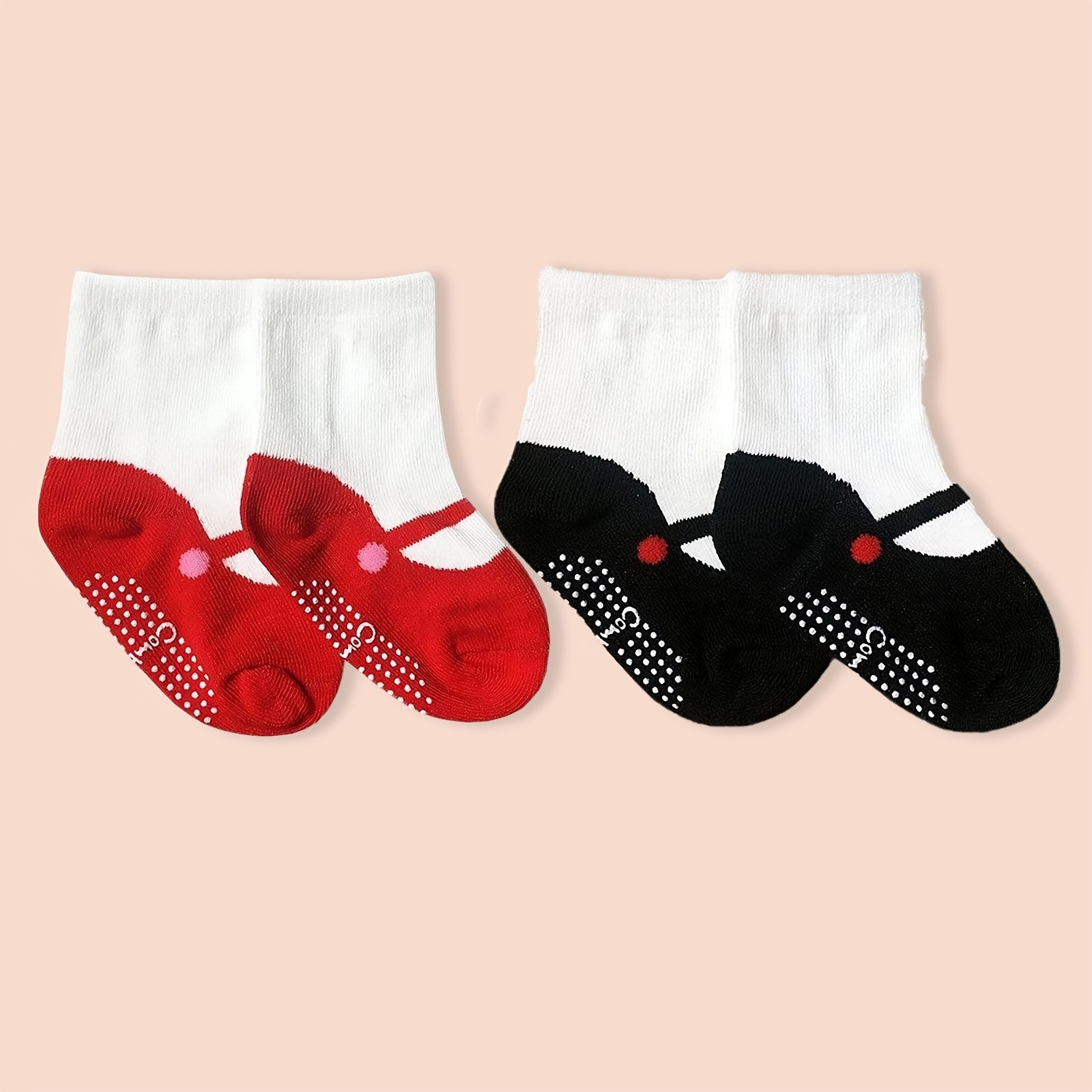  BEHELE Calcetines antideslizantes para bebés recién nacidos, calcetines  antideslizantes con agarres, unisex, para niñas y niños, Varios colores :  Ropa, Zapatos y Joyería