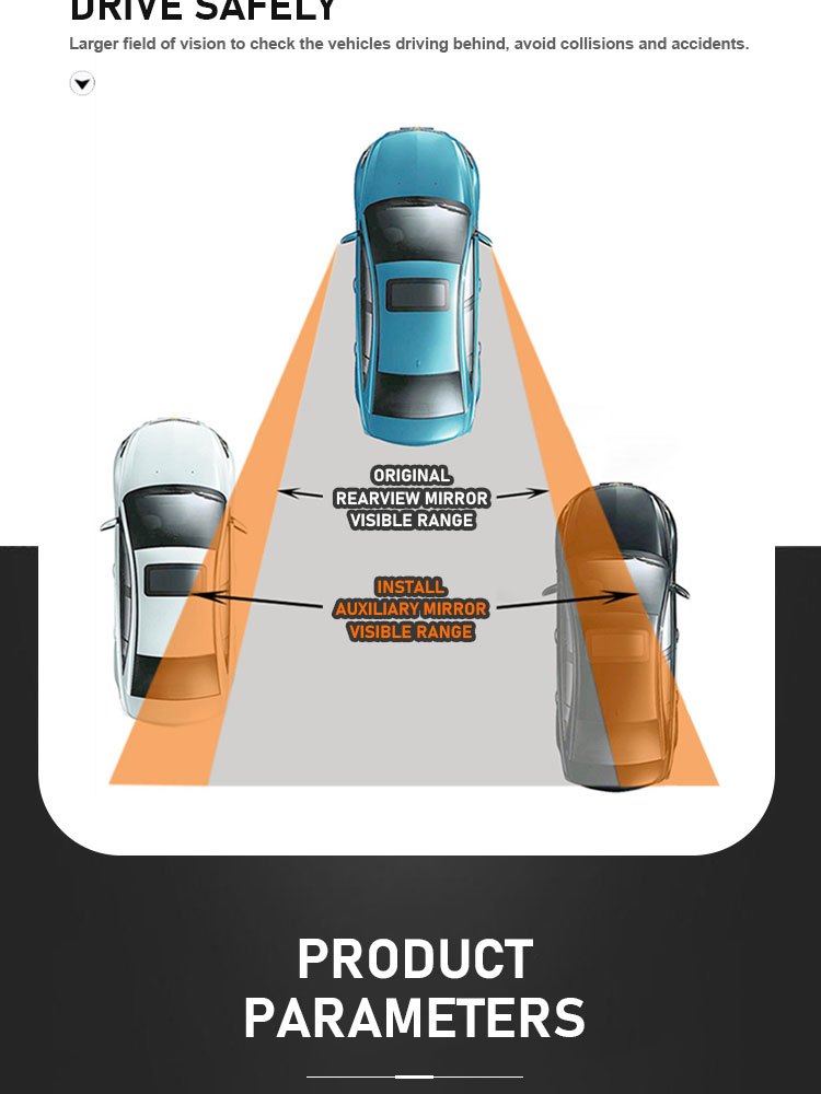 Car Blind Spot Mirror Car Rearview Mirror Round Mirror Temu