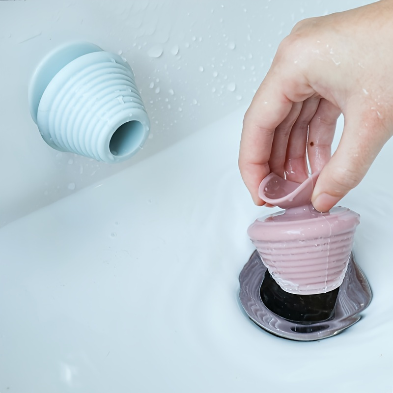 Bathtub Drain Stopper Silicone Recyclable Rubber Drain Plug - Temu