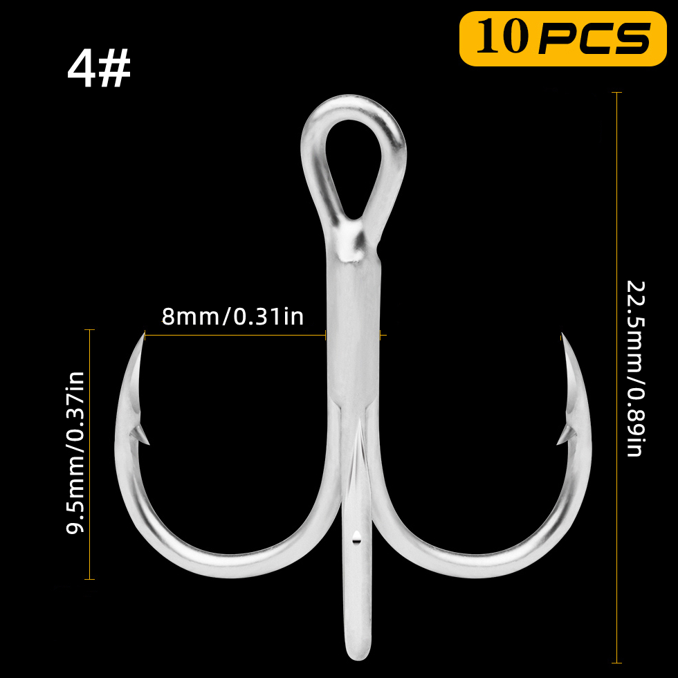 30 Pcs Twist Lock Fishing Hooks High Steel Spring Fishing Hooks