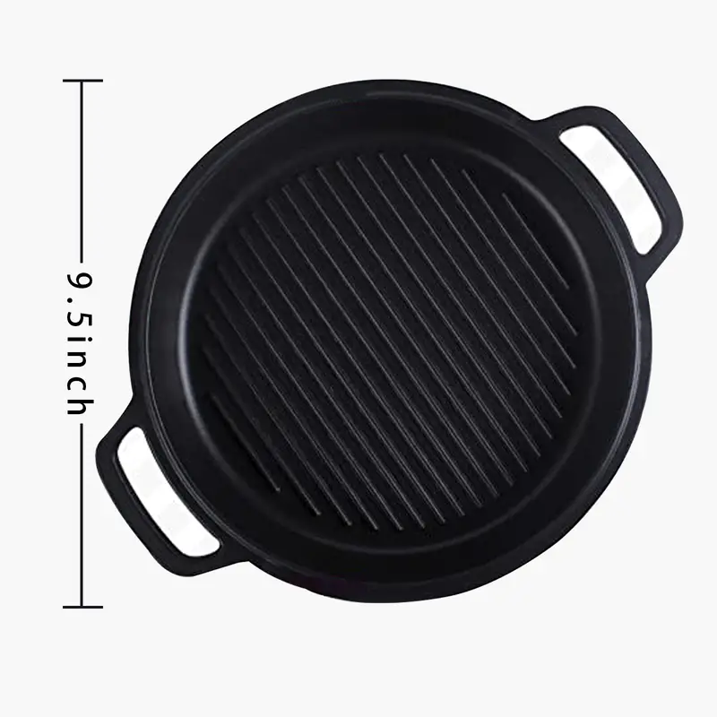 Cast Aluminum Griddle Pan For Stove Top, Lighter Than Cast Iron