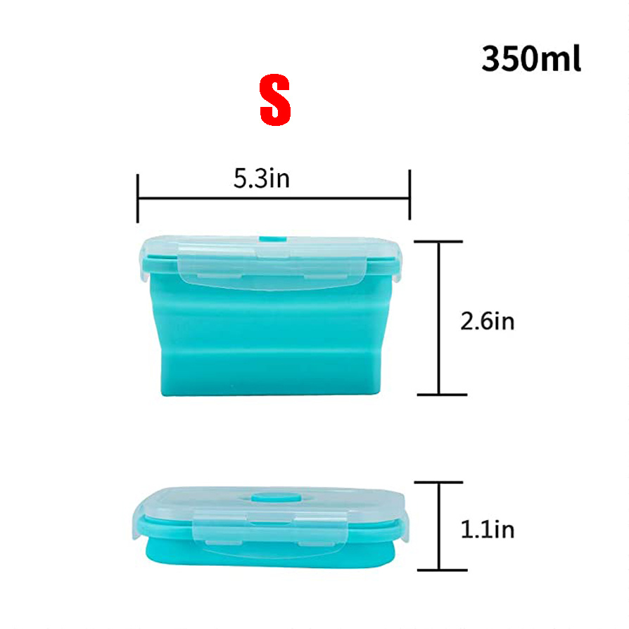 Collapsible Silicone Food Containers Bpa Free - Temu