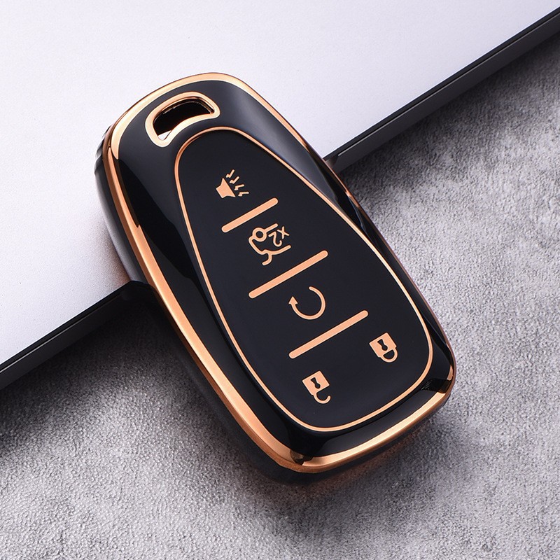 For Key Fob Cover With Keychain Soft Tpu Full Protection Key Case For Chevy  Equinox Malibu Camaro Cruze Blazer Traverse Trax 5 Button Holder -  Automotive - Temu Ireland