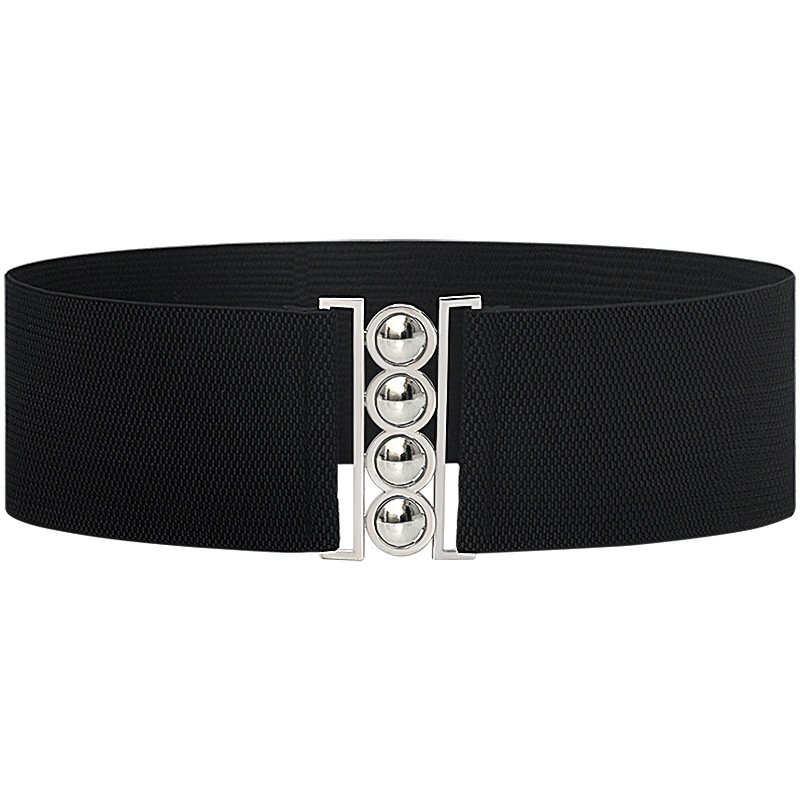 2024,womens Wide Elastic Waist Belt For Dress Ladies Stretch Cinch Belt For  Girlsblack