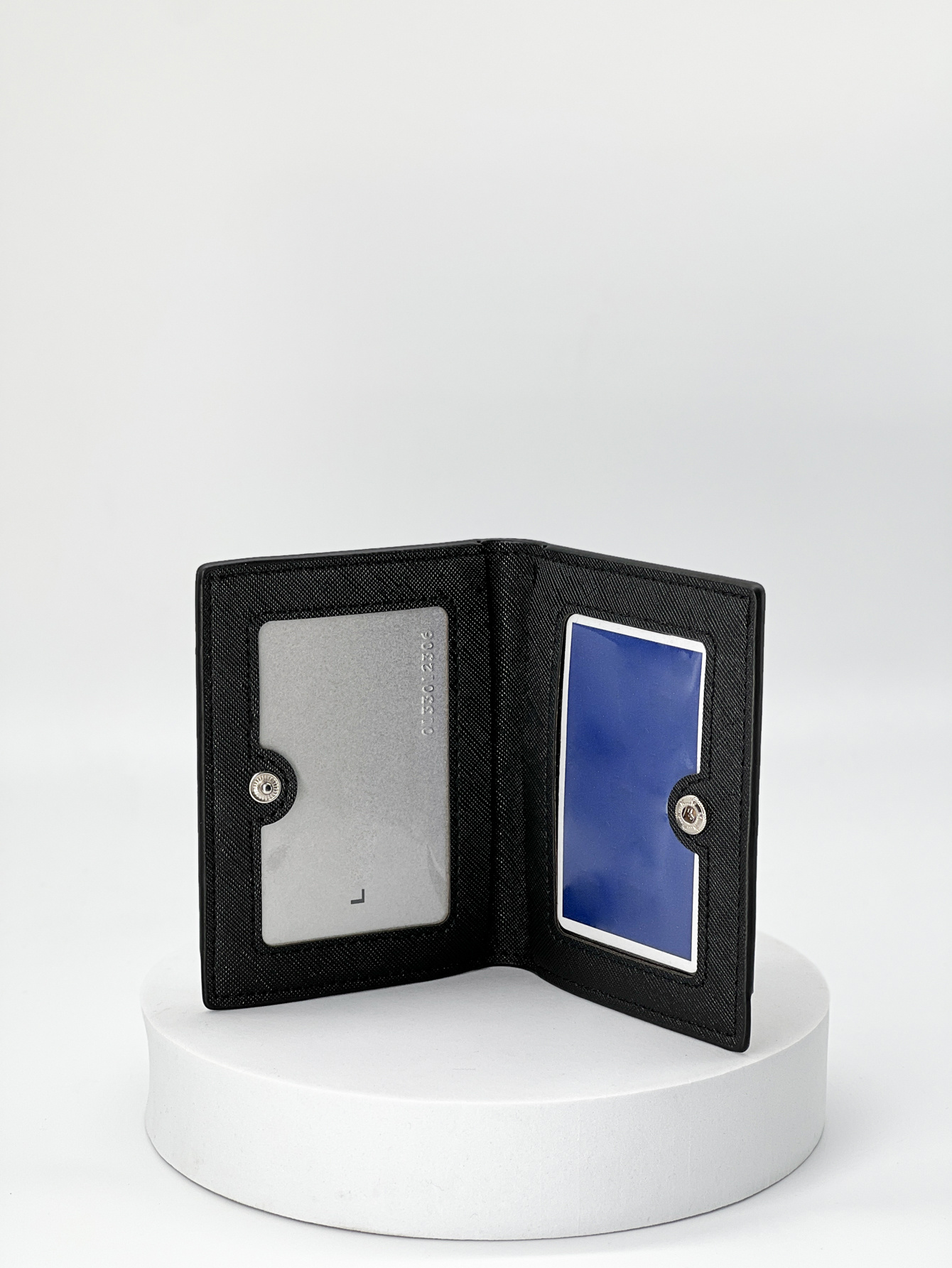 Mens Business Fashion Rfid Pu Leather Card Holder Temu