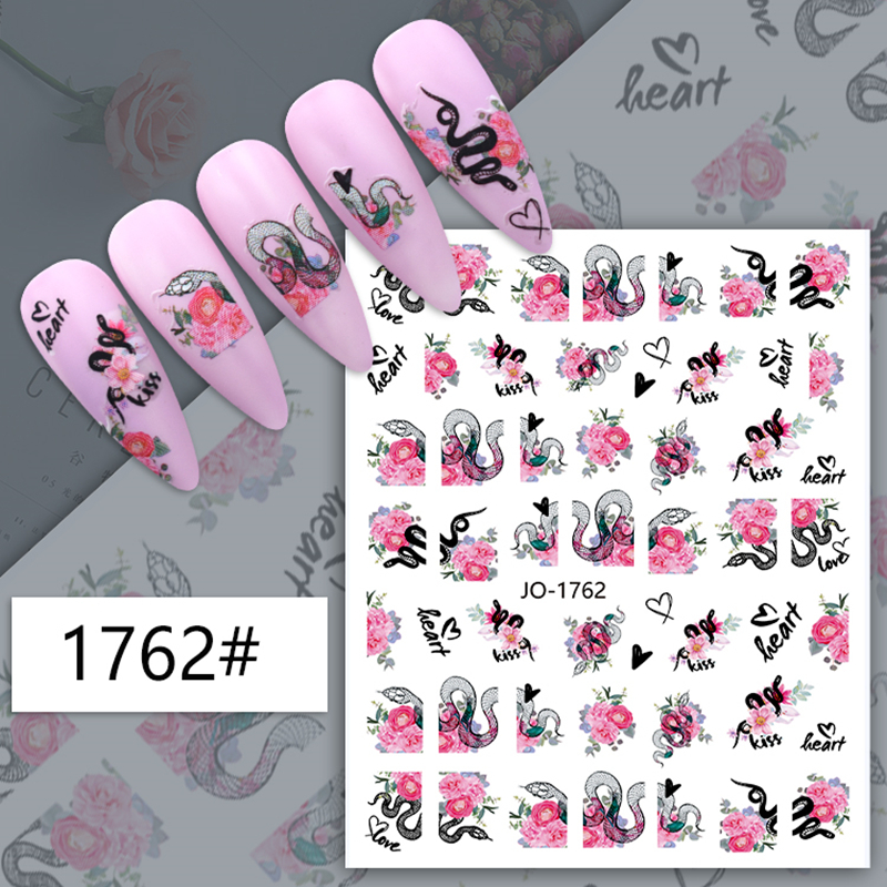 2sheets Geometric Pattern French Tip Nail Stickers French Nail Art Airbrush  Templates Funny Printing Decal 3D Self-Adhesive Hand Painted French Manicure  Decals For Acrylic Nails Decoration