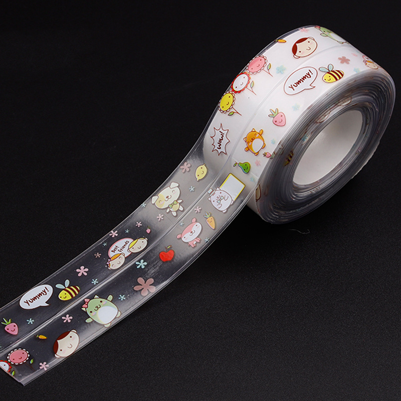 Kitchen Waterproof Tape Anti-Mildew Transparent No Trace Acrylic Kitchen  Sink Bathroom Welt Strong Self-Adhesive Tape 1PCS