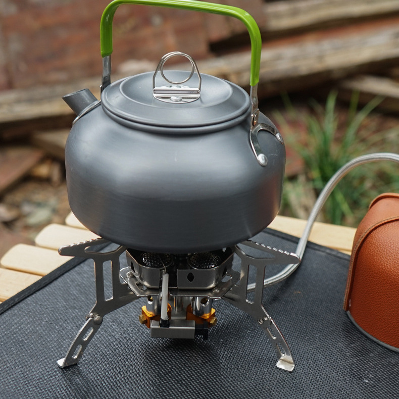 Portable Windproof Camping Gas Stove With Three Burners Perfect For Picnics  And Outdoor Cooking - Sports u0026 Outdoors - Temu