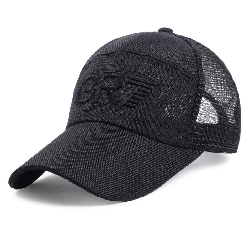 Embroidered Baseball Net Hat Sunscreen Hat