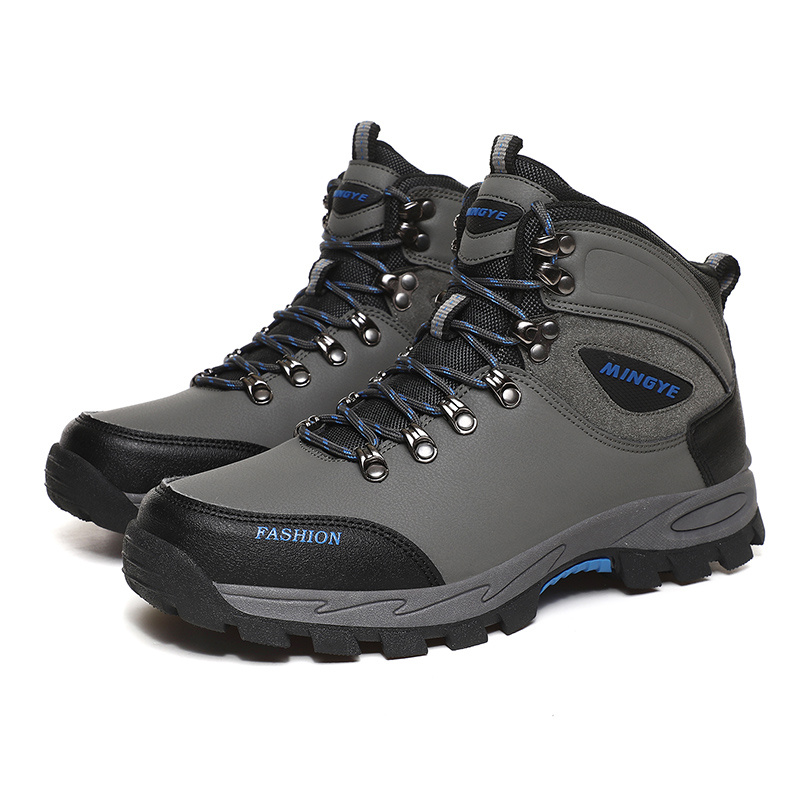 Men's Fashion Outdoor Boots High Top Comfortable Antiskid Hiking Shoes
