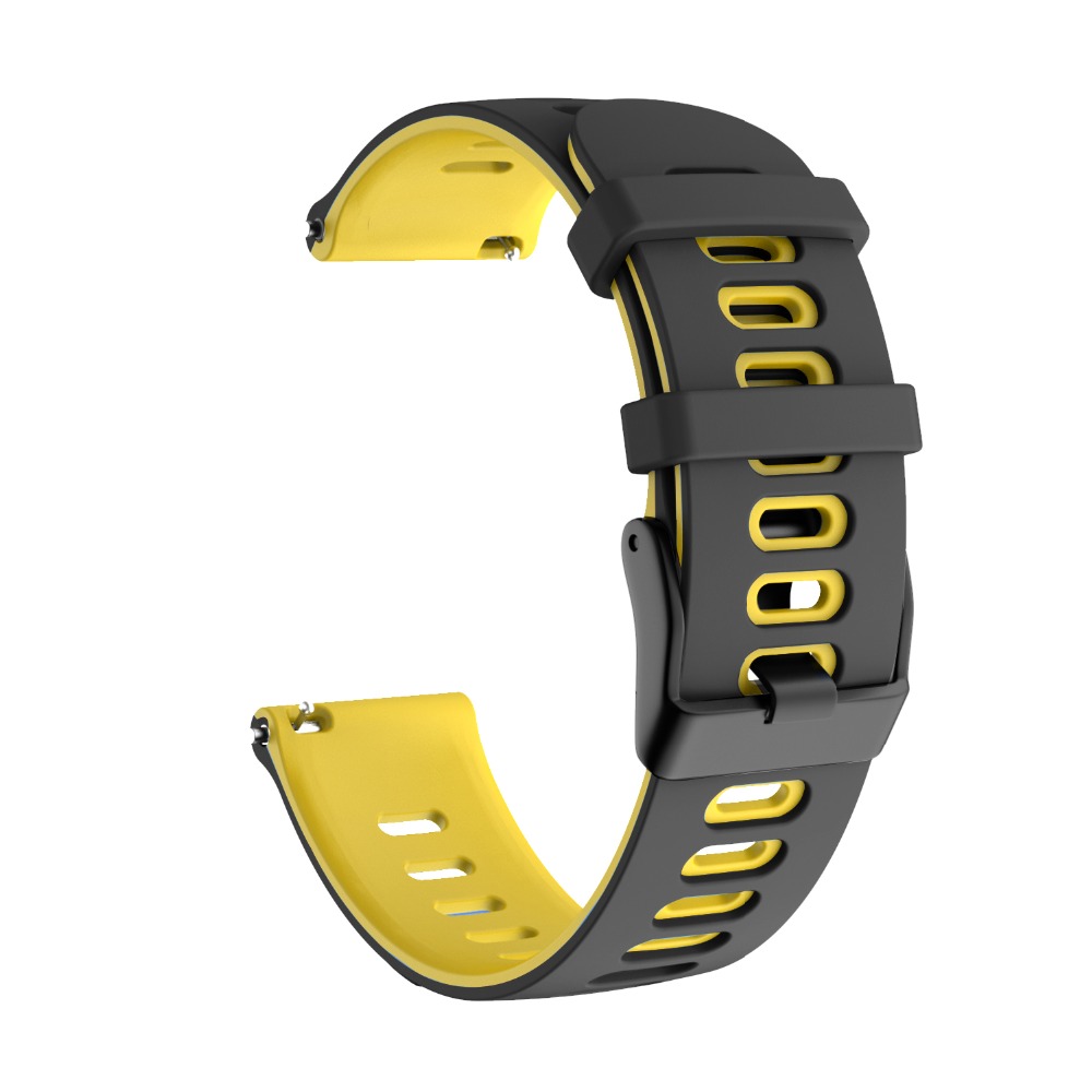 Pour Garmin Forerunner 158 Bracelet de montre en silicone bicolore