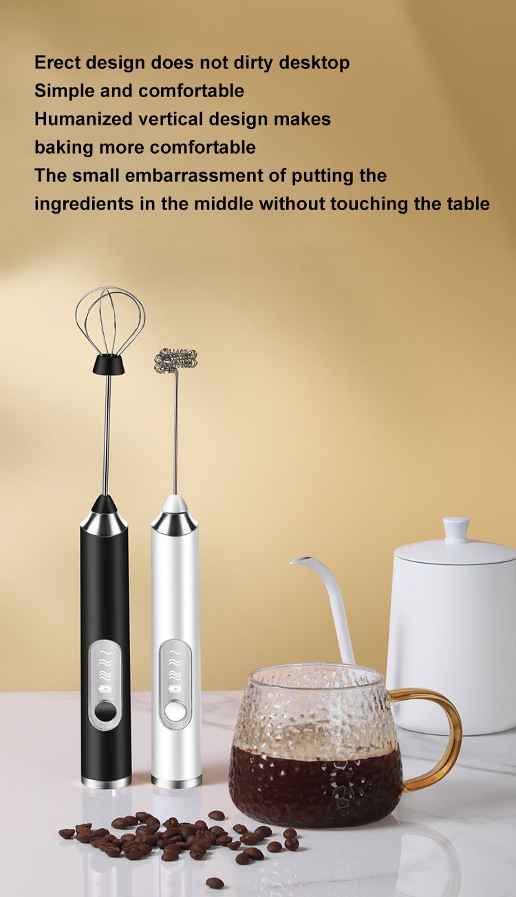 NIB-COFFEE MAGIC AS SEEN ON TV Battery Operated Frothing Whisk Mini Mixer  Mug.