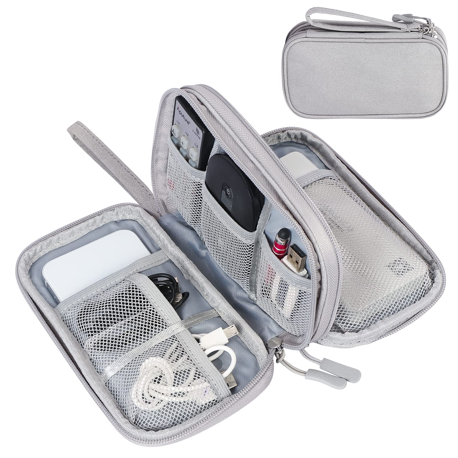 Portable Electronic Accessories Organizer Case Cable Charger Gadget Storage  Bag