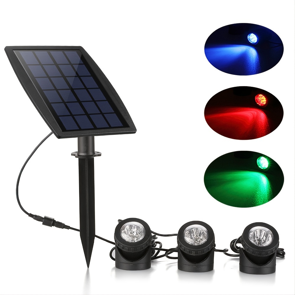 Solar Floating Spotlight: Waterproof Multi colored Perfect - Temu Canada