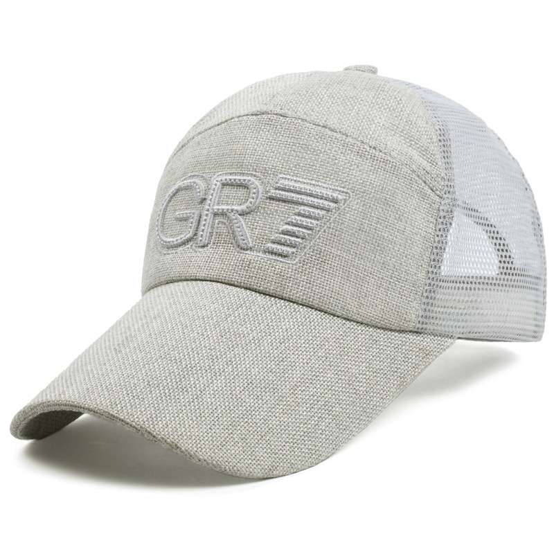 Embroidered Baseball Net Hat Sunscreen Hat