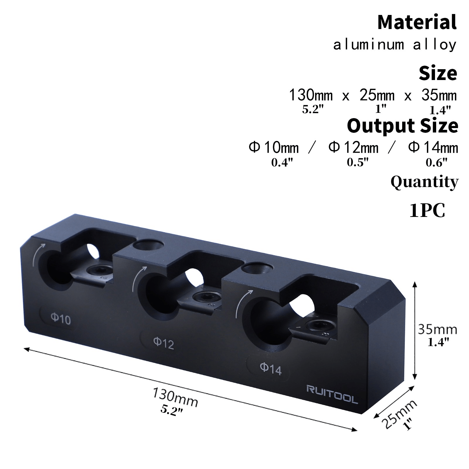 Dowel Maker Jig Tenon Dowel Plug Cutter With Sharp Alloy Blade Adjustable  Drill Guide Positioner 8/10/12/14mm 5/16″, 3/8″, 1/2″ For Wood Sticks Making