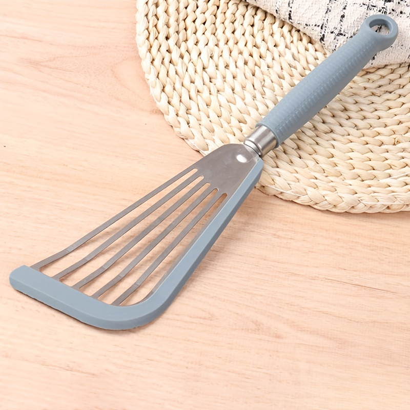 Slotted Spatulas Slotted Fish Flipper Spatula Flexible Beefsteak Shovel  With Wooden Handle For Fish Turning Meat Frying Egg - AliExpress
