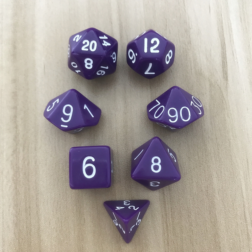 4-Sided Translucent Dice (d4) - Purple