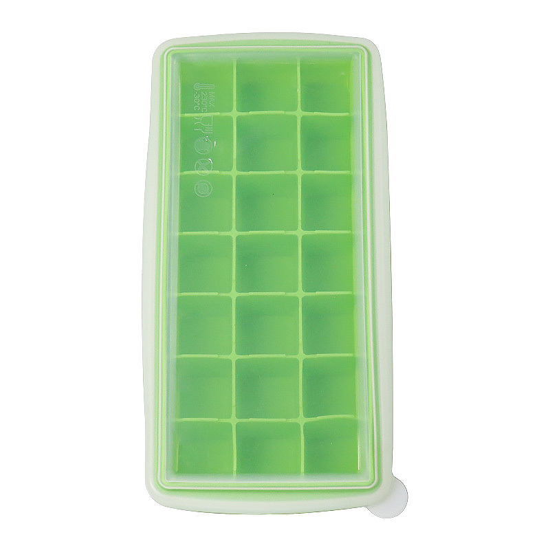 21 Ice Compartments To Make More Ice Cubes Frozen Ice Making Molds Home Baby  Food Box With Lid Platinum Silicone Supplies - Temu