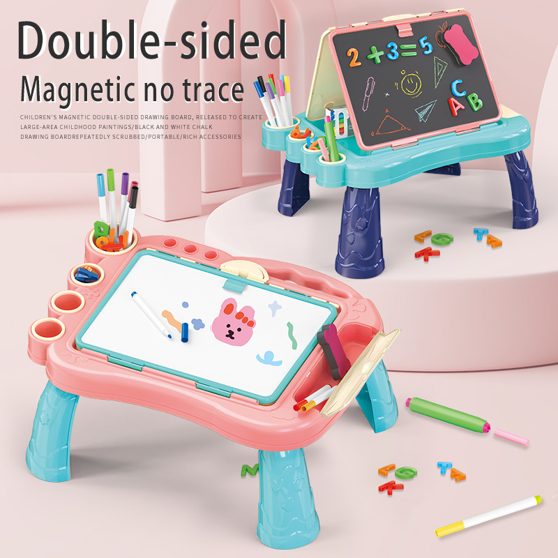 Double sided Magnetic Drawing Board For Kids Reversible - Temu