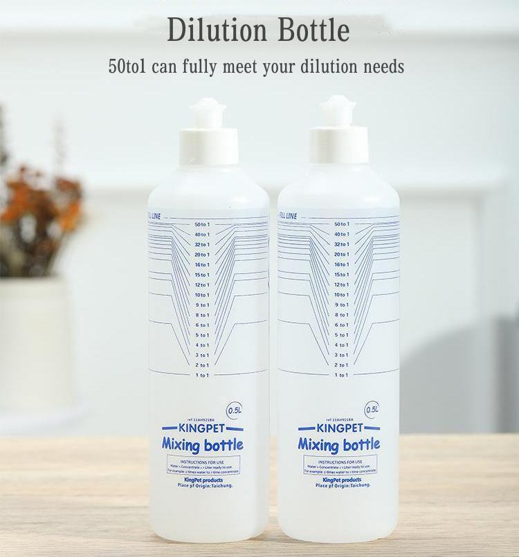 2- Pro Dilution MIXING BOTTLE 37.8 oz PET Grooming Groomer Shampoo  Conditioner