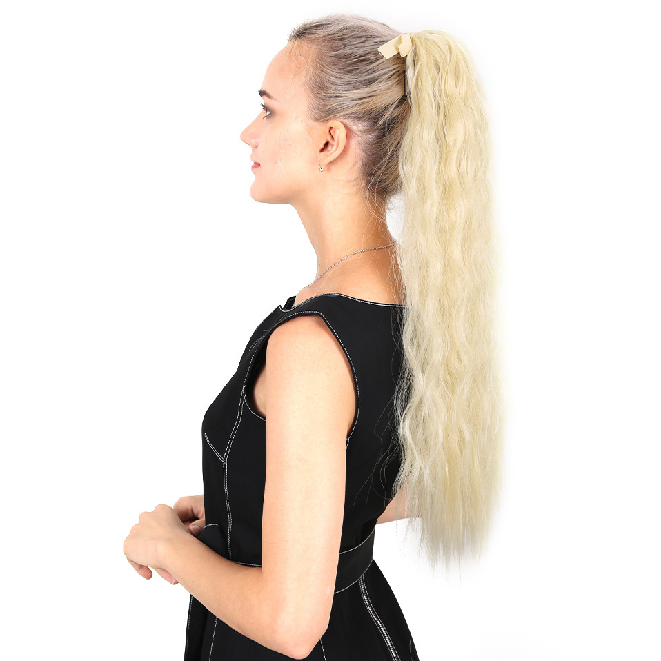 Synthetic Long Curly tail Hair Extension Fiber Hair With tail