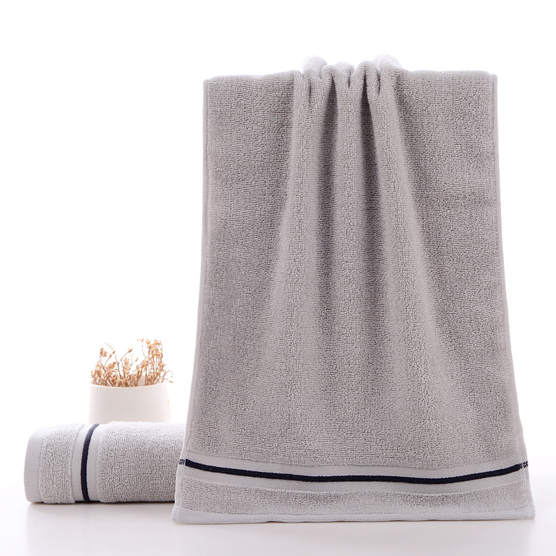 Quick-Dry Towel & Bath Mat Bundle - Light Gray