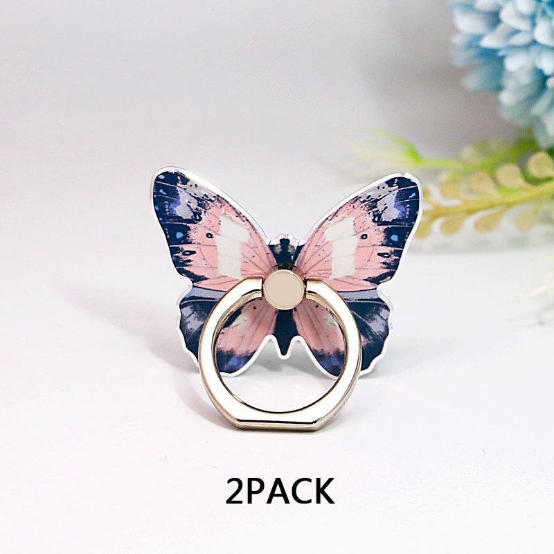 Butterfly Cell Phone Ring Holder, 360°Rotation Phone Ring Grip, Compatible  with