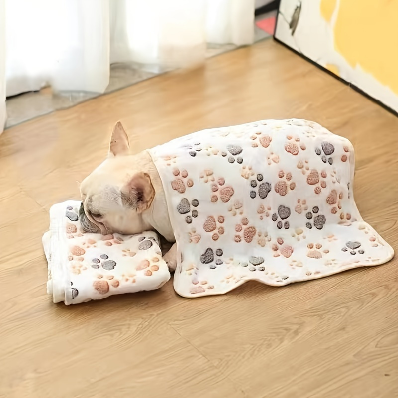 

Pet Soft Fluffy Cozy Fleece Blanket For Dogs Puppies Cats Kittens