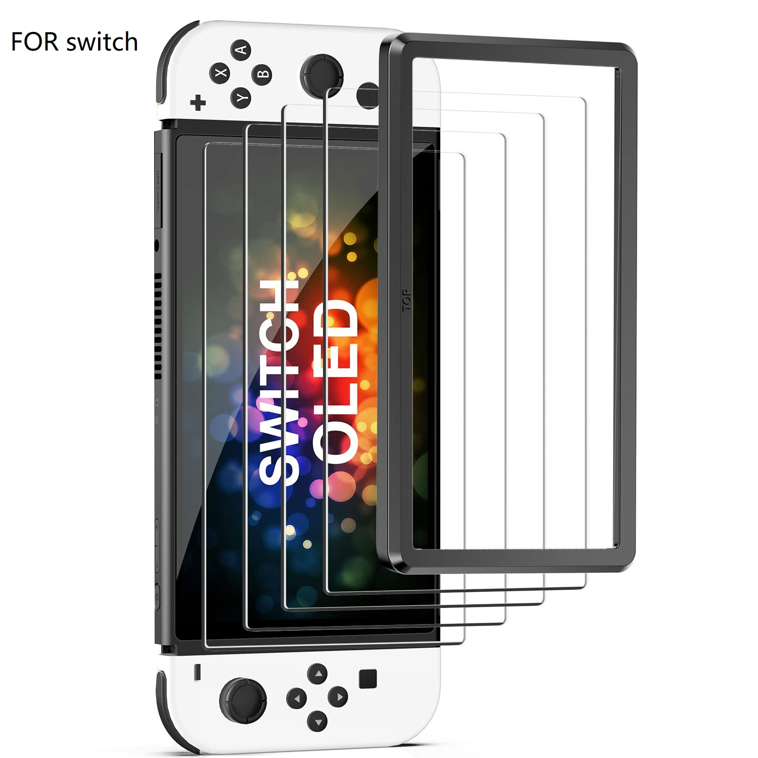 Screen Protector Tempered Glass for Nintendo Switch OLED