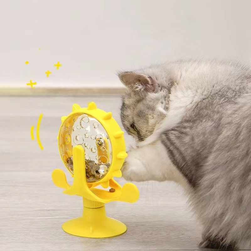 Cat Food Tumbler Toys Cat Wheel Teaser Cat Food - Temu