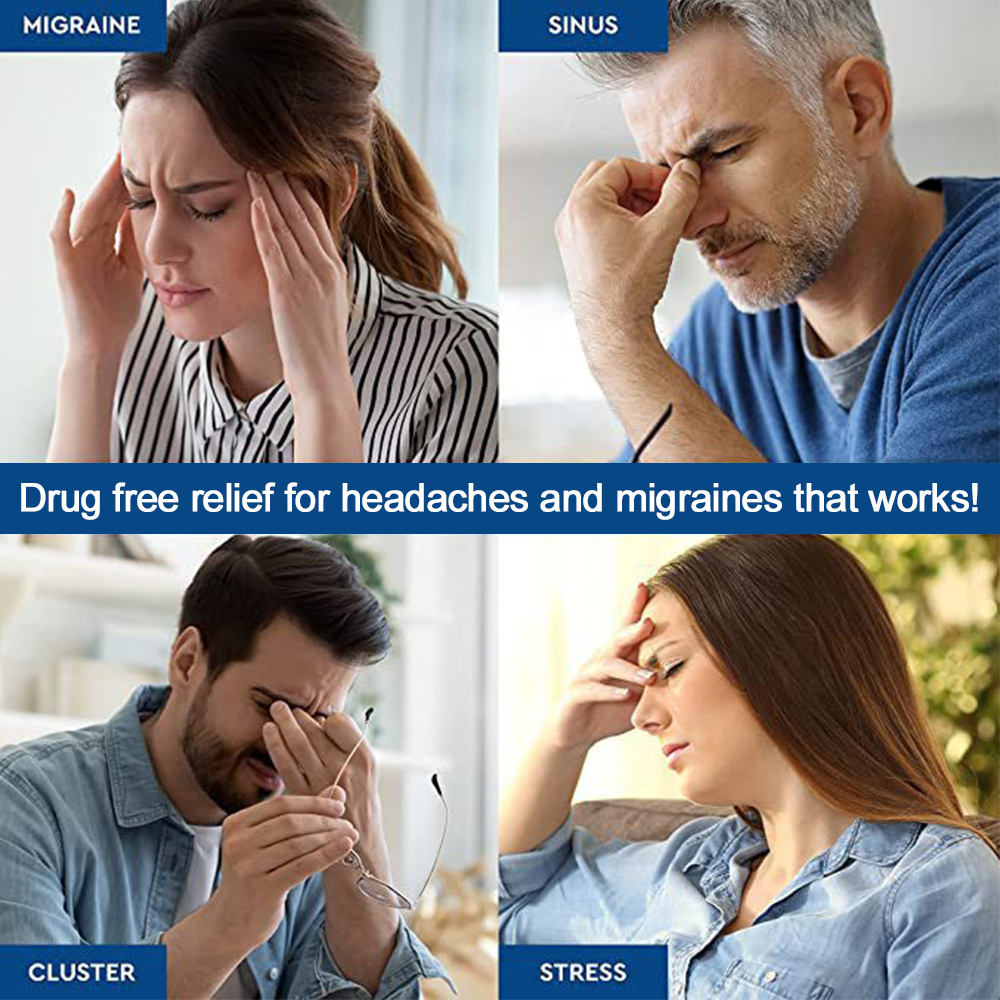 Migraine Ice Head Wrap, Headache Relief Hat For Migraine For Tension