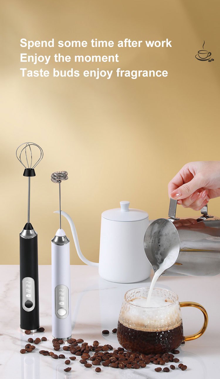 2 Mixer Heads Milk Frothing Coffee Handheld Frothing Electric Egg Beater,  Fast Blender, Usb Port For Charging Milk Froth, No Stand, Mini Blender And  Coffee Blender Froth Smoothie, Latte, Matcha - Temu