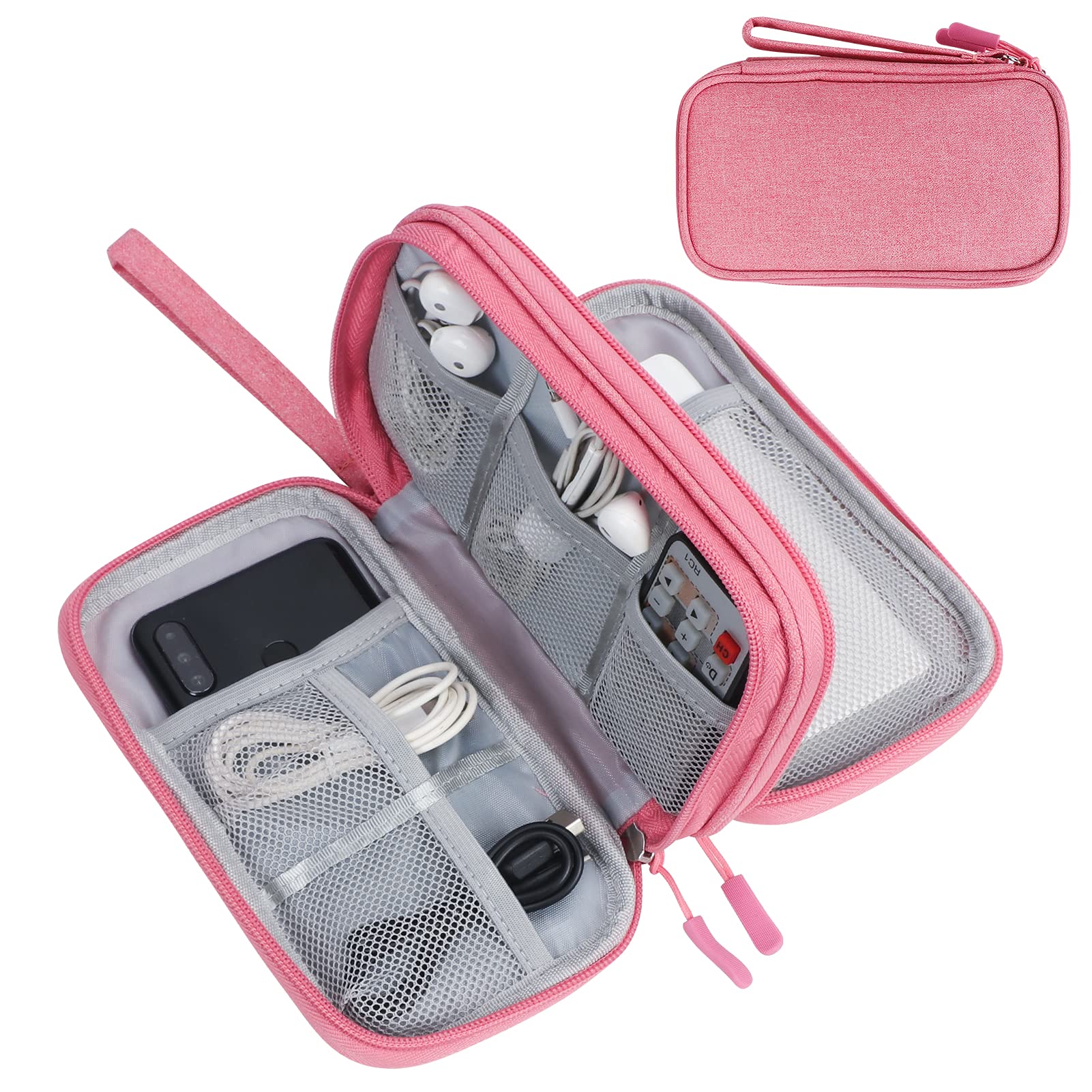 Electronics Organizer Pouch, Travel Tech Organizer Bag For Travel  Essentials, Portable Charger Organizer With Handle - Temu United Arab  Emirates