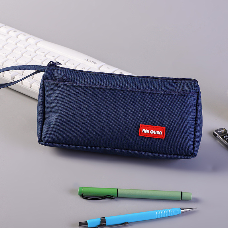 Large Capacity Pencil Pen Case, Cute Pencil Pouch Cases,Portable & Durable  Pencil Bag Box Organizer with Easy Grip Handle & Loop