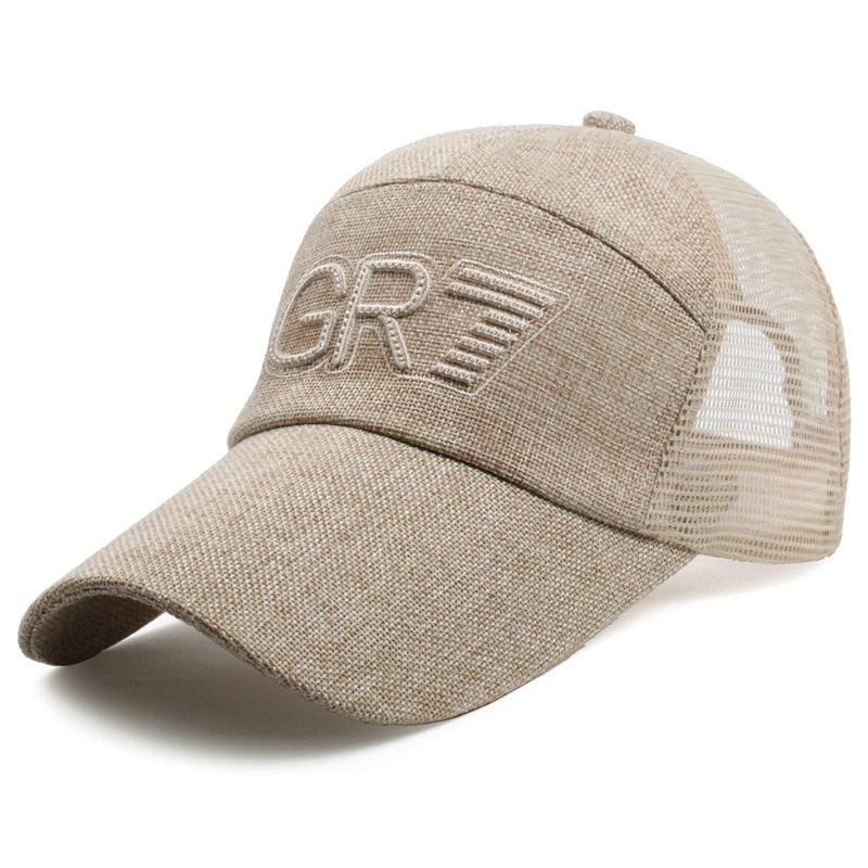 Embroidered Baseball Net Hat Sunscreen Hat