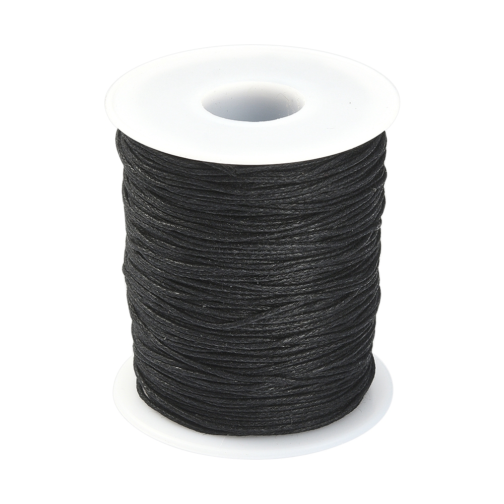 Image of A Roll Of 0.1cm Wax Cord Approximately 100 Yards, Suitable For Making Jewelry Bracelets And Necklaces