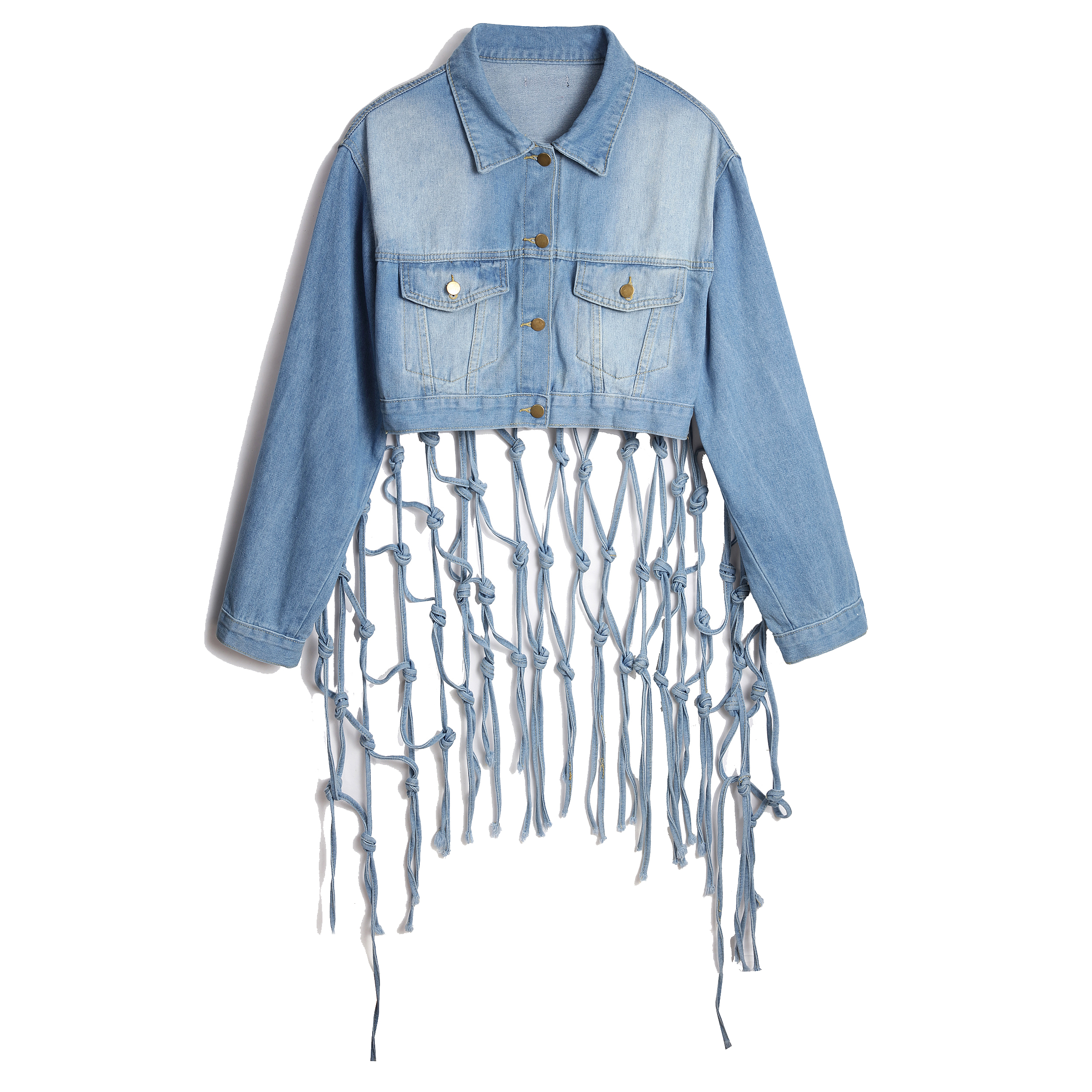 Cut up sales jean jacket