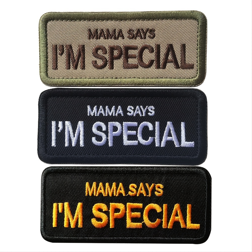 Embroidered Patch Funny Saying Slogan Words Tactical Military Appliqued  Emblem Embroidery Badges Sticker Chevron Strip Patches