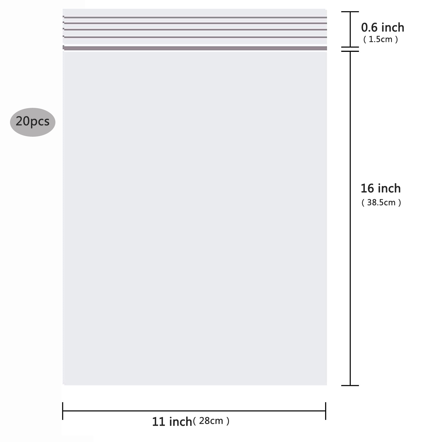 10 x 13 Clear Plastic Self Seal Poly Bags 1.5 Mil | Shop4Mailers