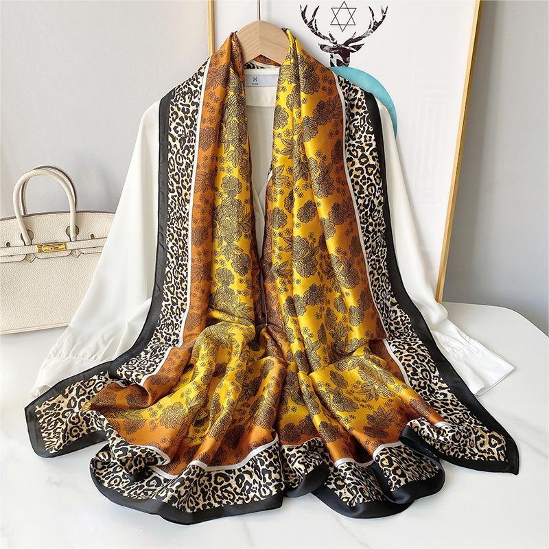 Large Silk Scarf Shawl for Warmth and Style
