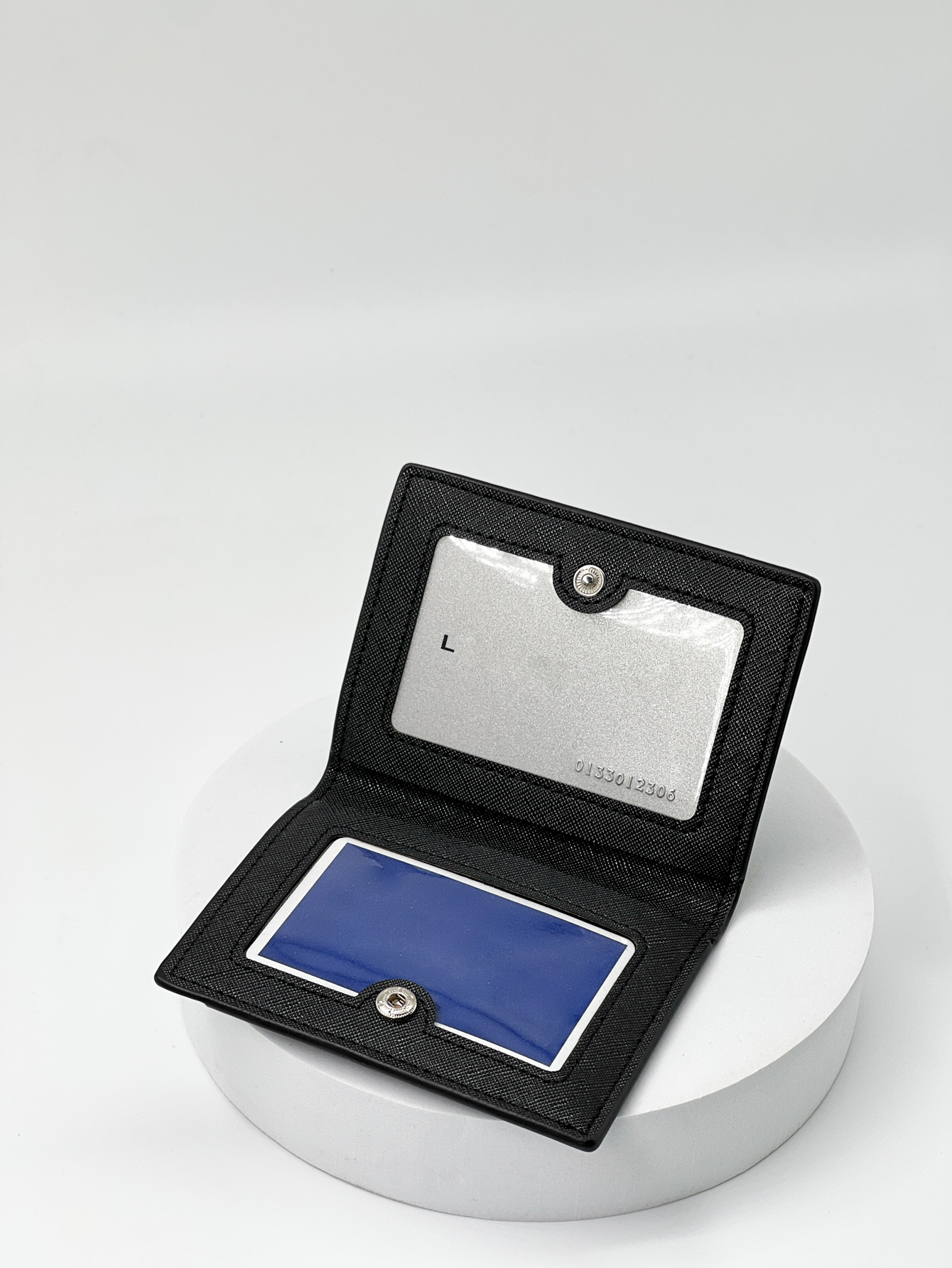 Mens Business Fashion Rfid Pu Leather Card Holder Temu