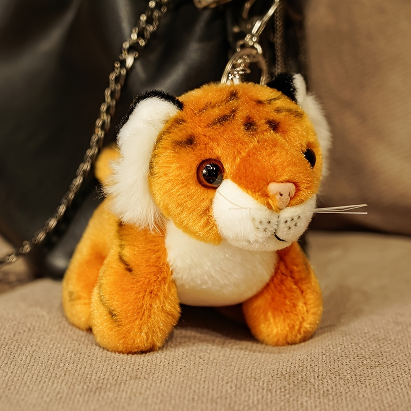 

Men's Fashion And Cute Plush Siberian Tiger Pendant