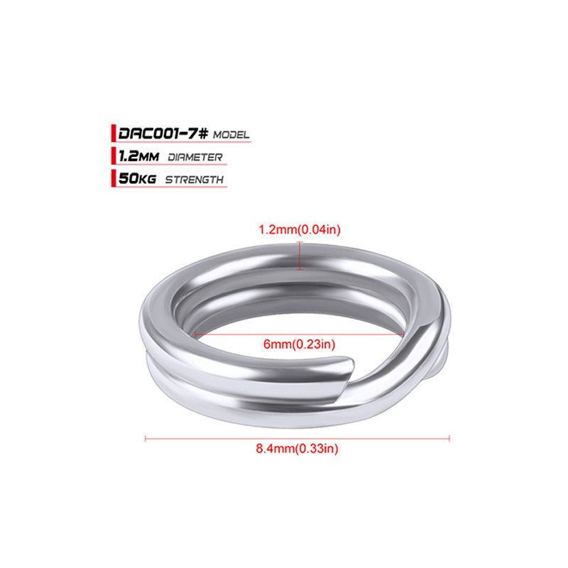 304 Stainless Steel Connector Fishing Split Rings Perfect - Temu