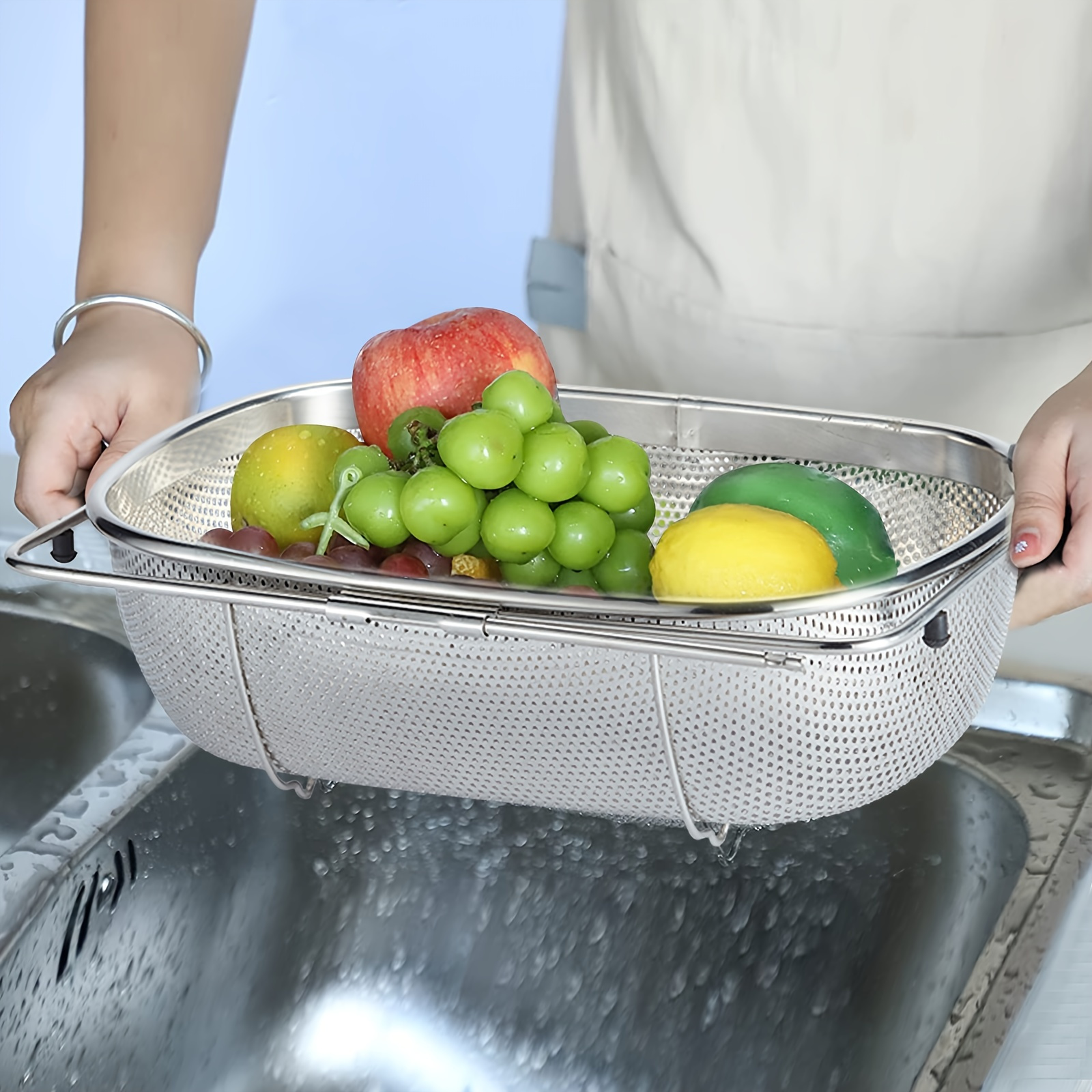 Dish Drying Rack, Kitchen Counter Dish Drainers Rack, Auto-Drain Expandable  Strainers over Sink Drying Rack Drainboard - AliExpress