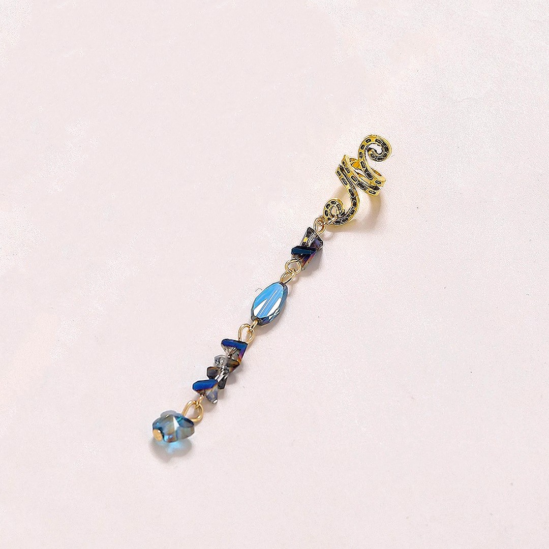 Crystal Tassels Hair Ring Jewelry Braids Pendant Dreadlock Accessories