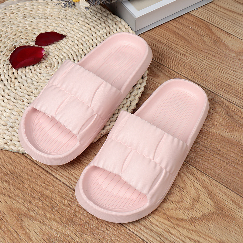 Women's Minimalist Cloud Slippers Soft Solid Color Open Toe - Temu