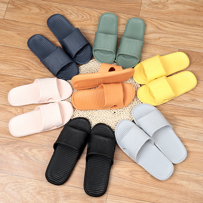 Men's Trendy Solid Color Slip On Soft Platform Eva Slides, Open Toe  Anti-skid House Shoes - Temu