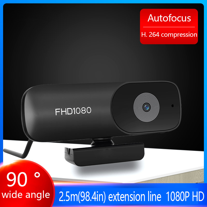 EACH AutoFocus Full HD Webcam 1080P Computer Camera 